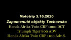 Mototrip opuštěné objekty Tachovsko - AT CRF 1000 DCT 3.10.2020