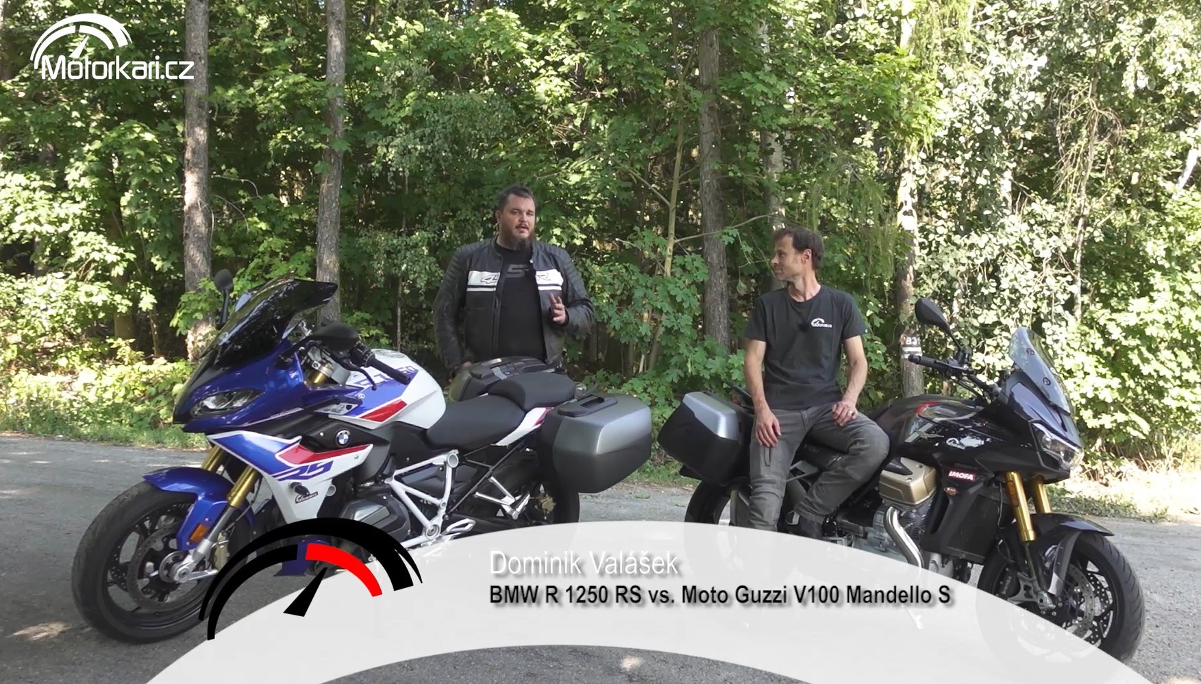 Evropský cestovní duel: Moto Guzzi V100 Mandello S vs. BMW R 1250 RS -  motorkářské vi