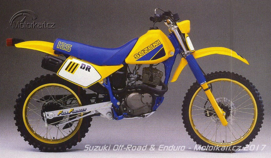Suzuki DR 125 | Katalog motocyklů a motokatalog na Motorkáři.cz