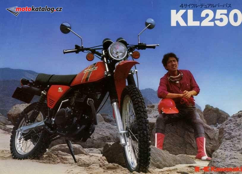 Kawasaki KL 250 | Katalog motocyklů a motokatalog na Motorkáři.cz