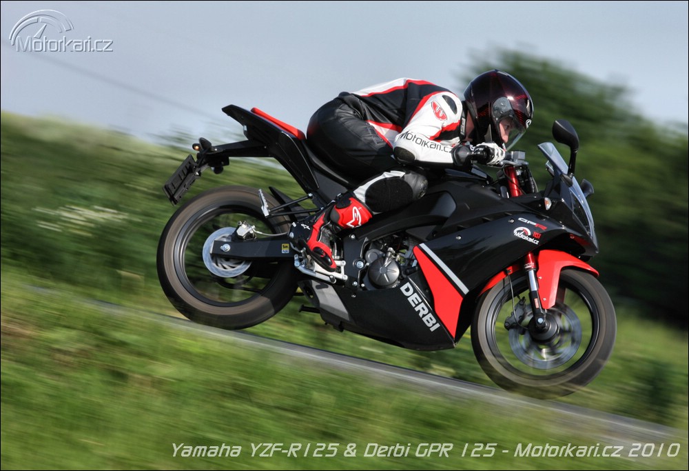 Yamaha YZF-R125 vs Derbi GPR 125 | Motorkáři.cz