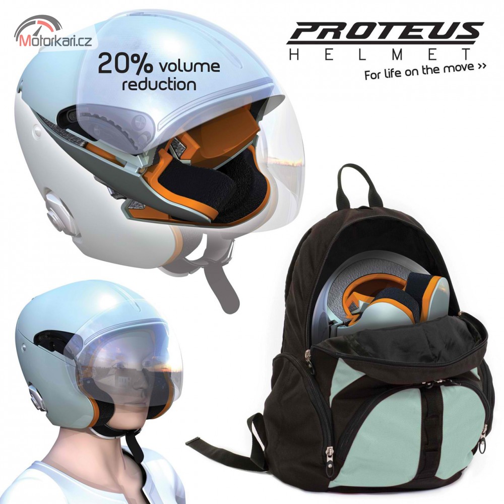Proteus - nová skládací helma | Motorkáři.cz