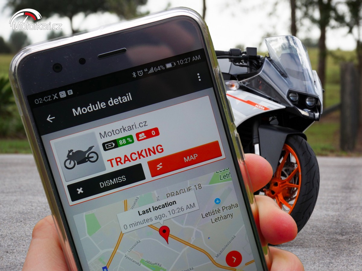 GPS lokátor Trackito: Když chcete mít motorku pod dohledem | Motorkáři.cz