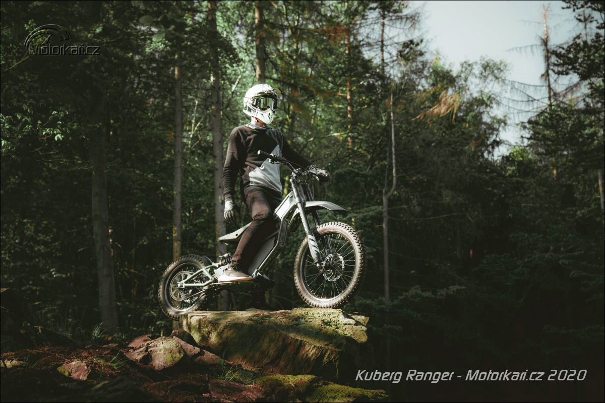 Kuberg představuje terénní elektrickou koloběžku Ranger. Umí skákat a jede  80 km/h