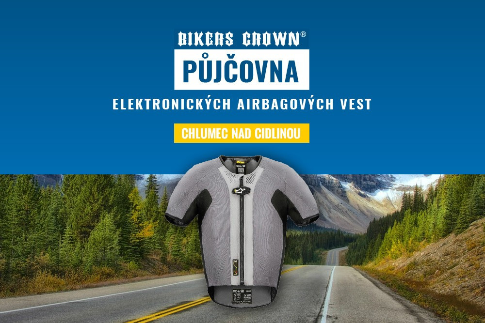 Bikers Crown rozjíždí půjčovnu airbagových vest Alpinestars | Motorkáři.cz